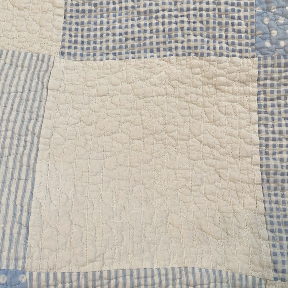 Stephan Baby quilt polka dot, gingham, solid and stripe design - Picture 15 of 16